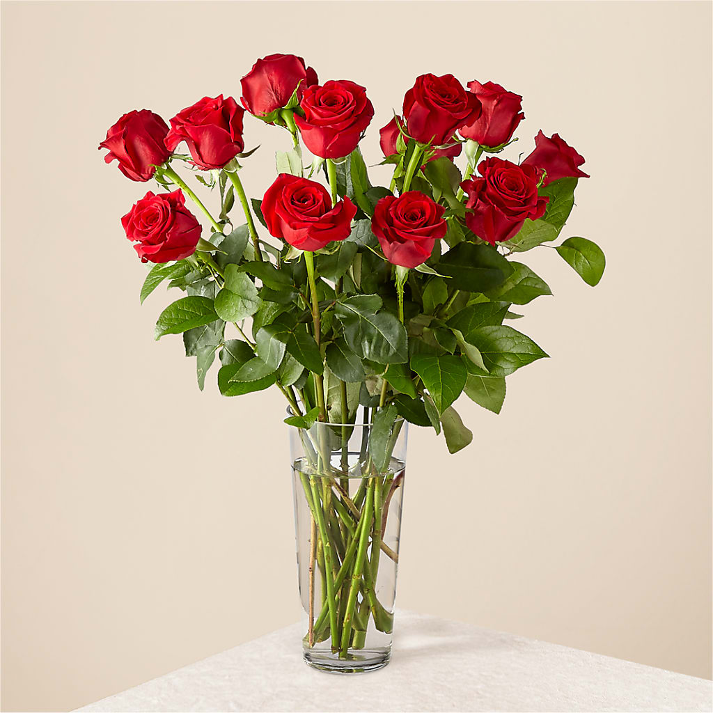 Long Stem Red Rose Bouquet – Simply Flowers, Los Angeles CA