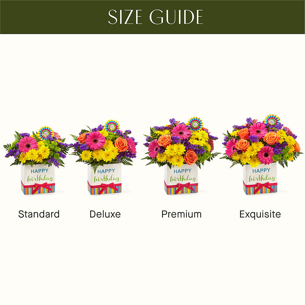 Birthday Brights Bouquet – Simply Flowers, Los Angeles CA