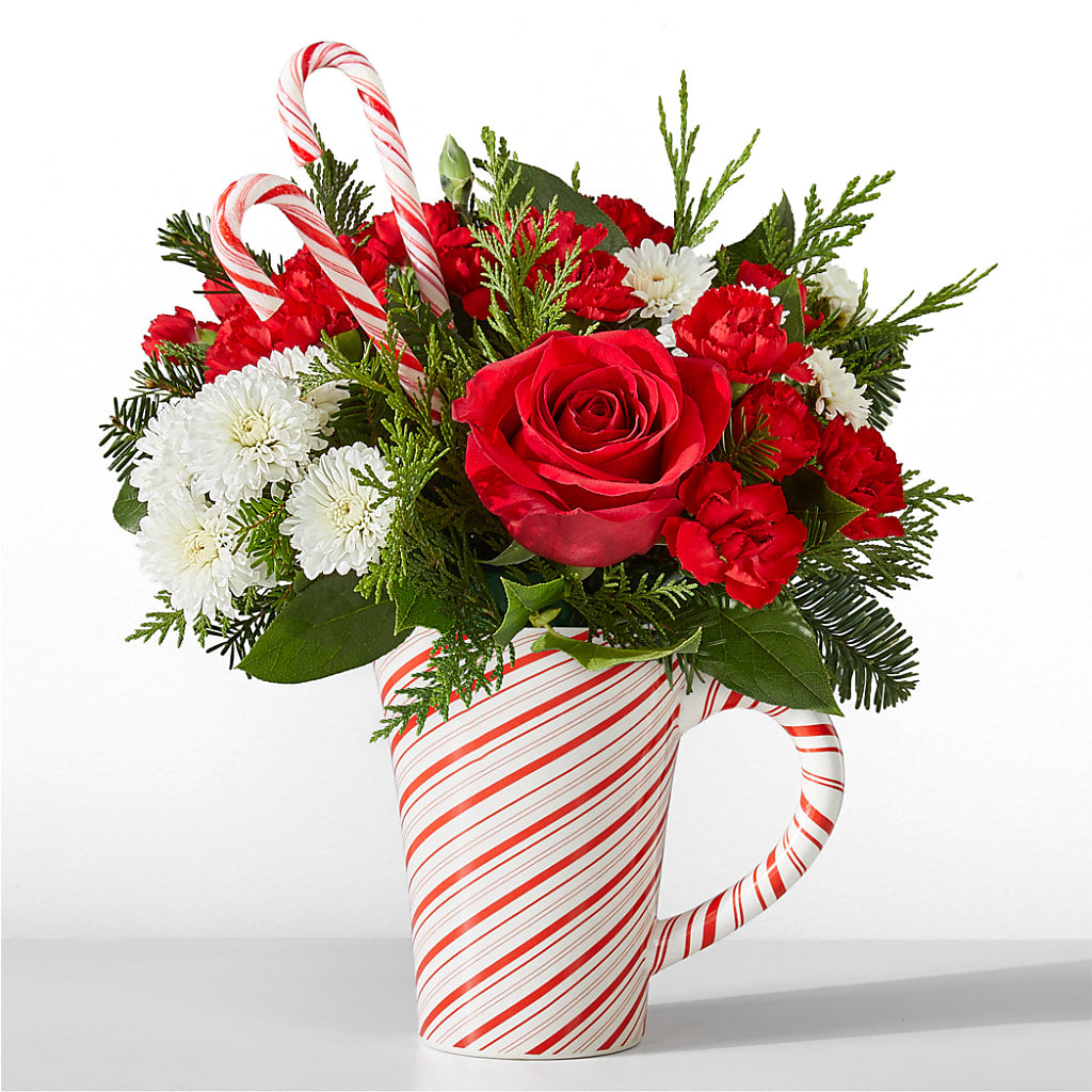 Peppermint Swirl Mug – Simply Flowers, Los Angeles CA
