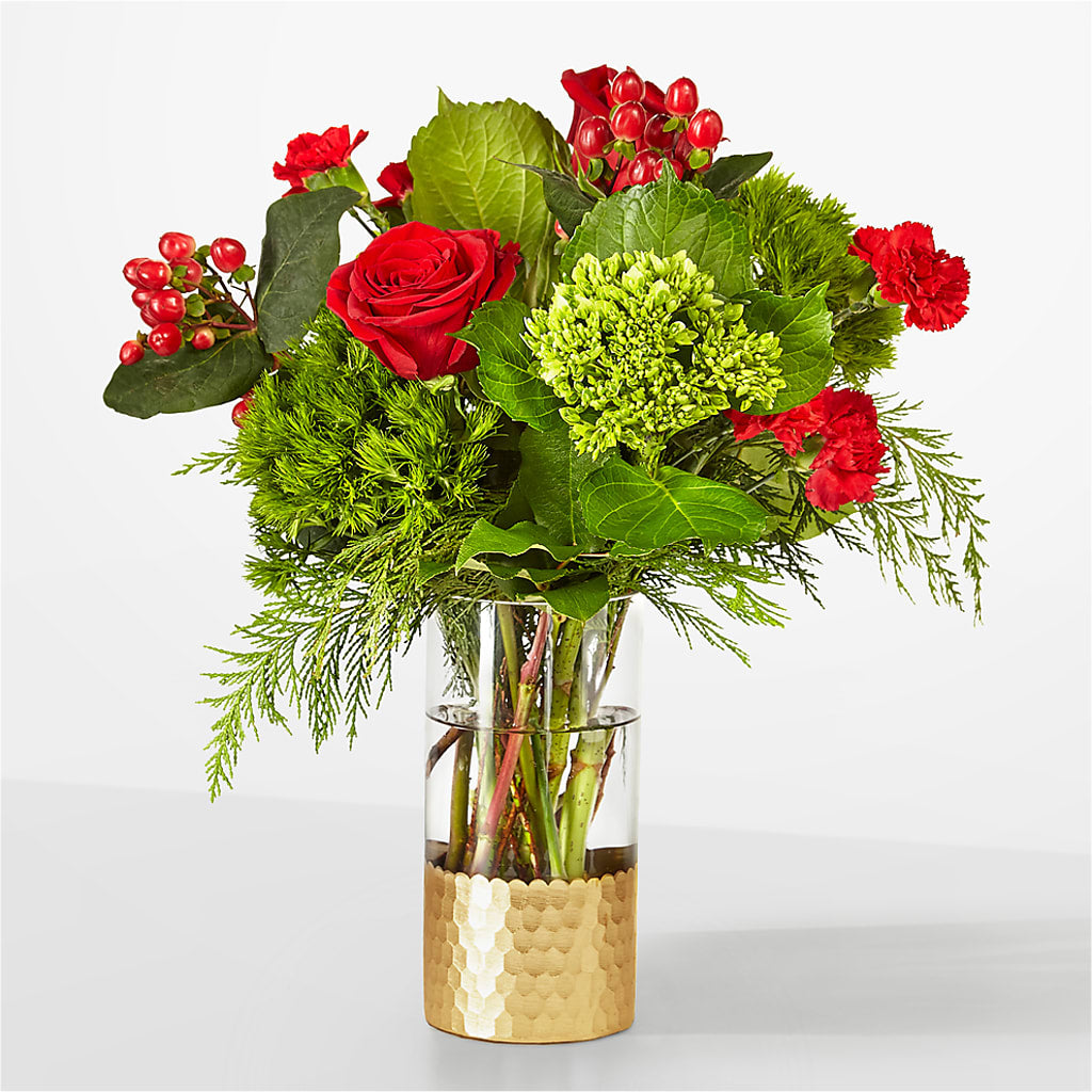 Plaid Throw Bouquet – Simply Flowers, Los Angeles CA