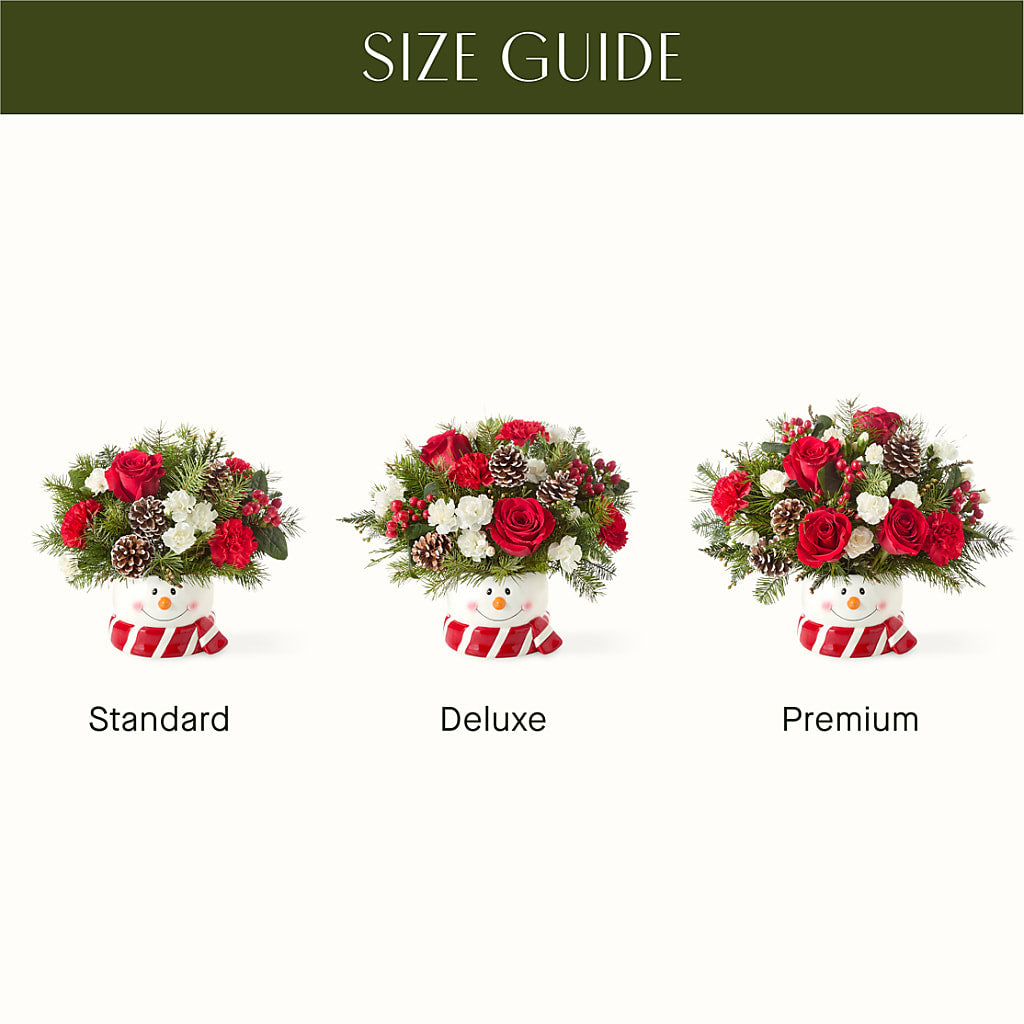 Jolly Snowman Bouquet – Simply Flowers, Los Angeles CA