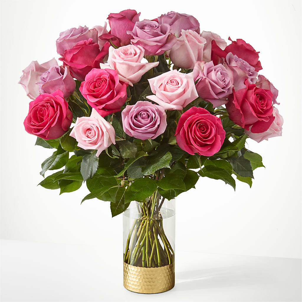 Pure Beauty Mixed Roses – Simply Flowers, Los Angeles CA