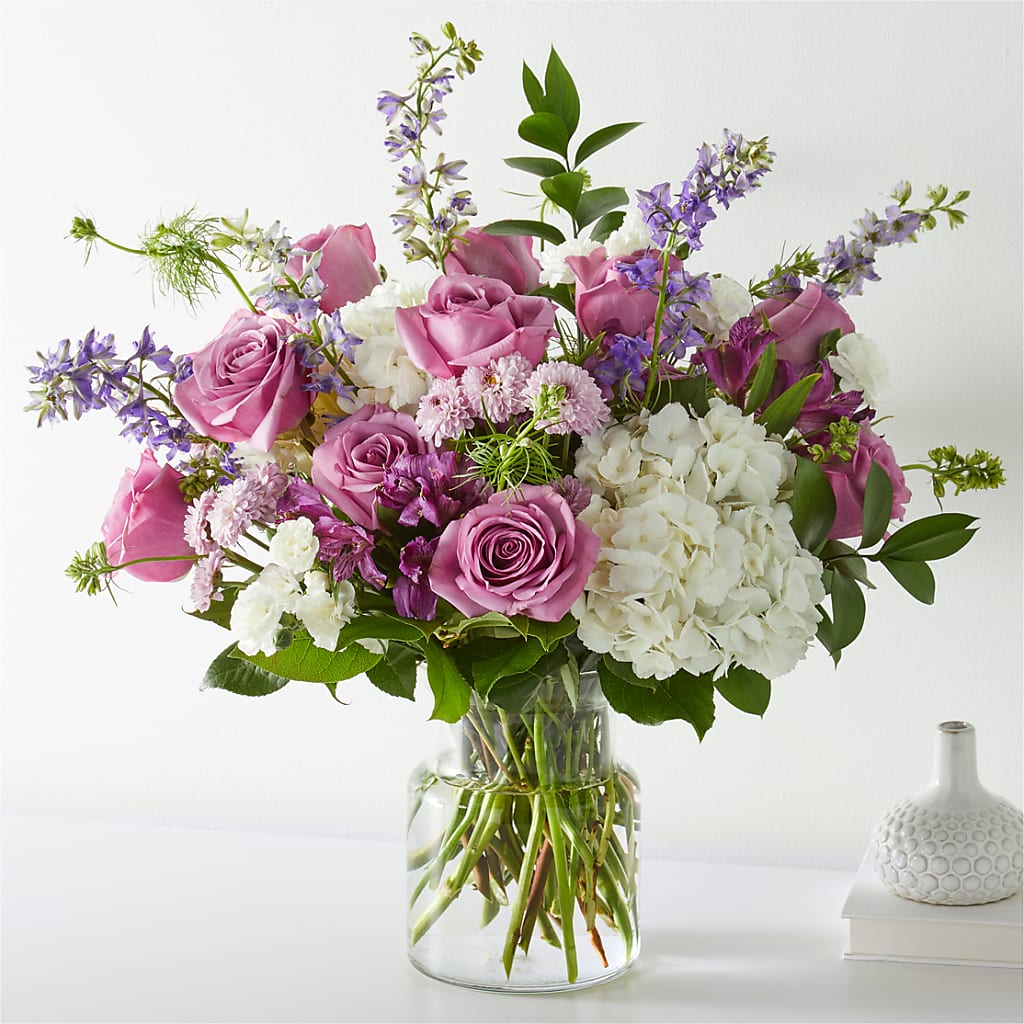 Violet Caress Bouquet – Simply Flowers, Los Angeles CA