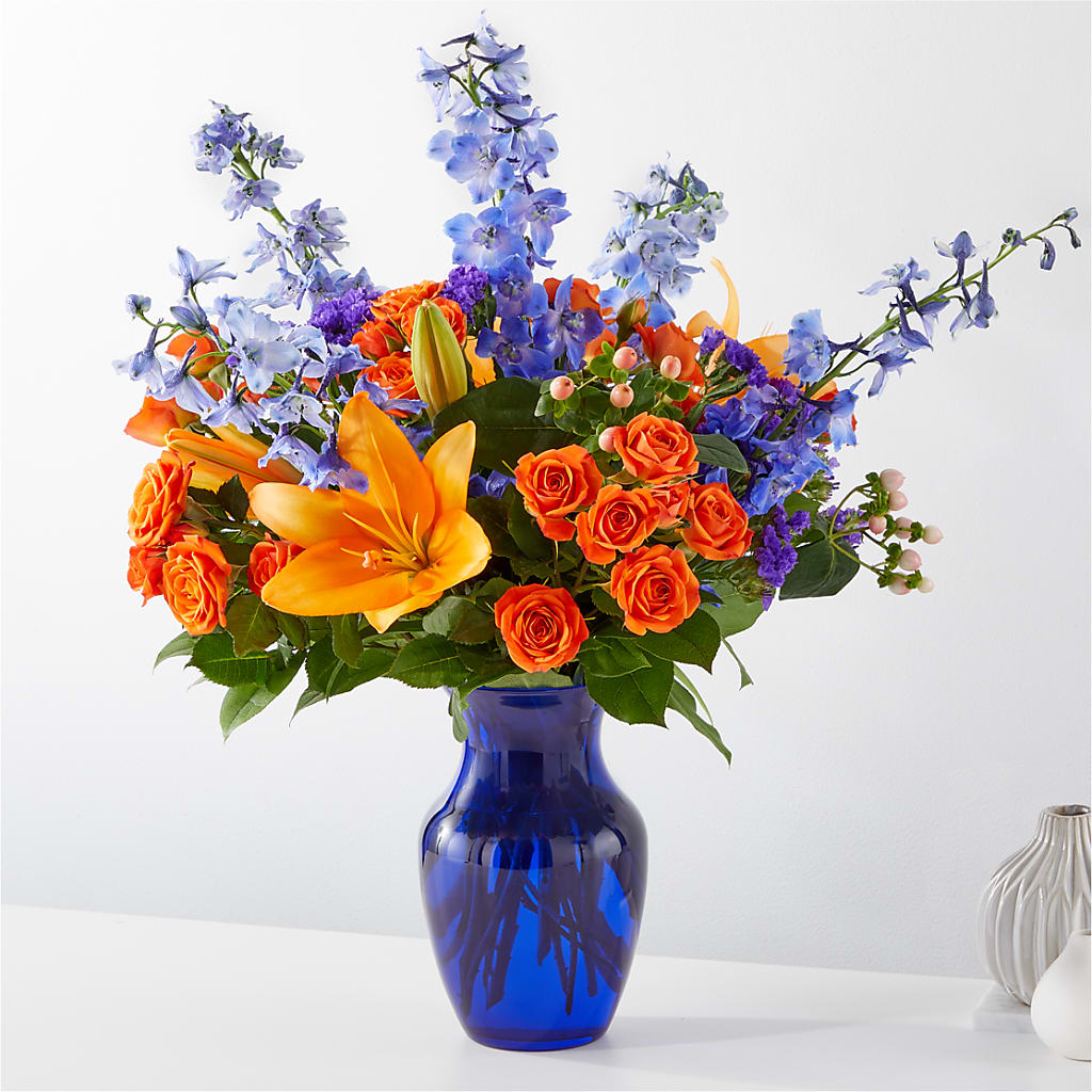 Radiant Citrus Bouquet – Simply Flowers, Los Angeles CA