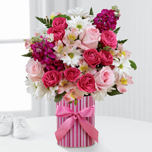 The FTD® Little Miracle™ Bouquet - Girl – Simply Flowers, Los Angeles CA
