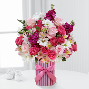 The FTD® Little Miracle™ Bouquet - Girl – Simply Flowers, Los Angeles CA