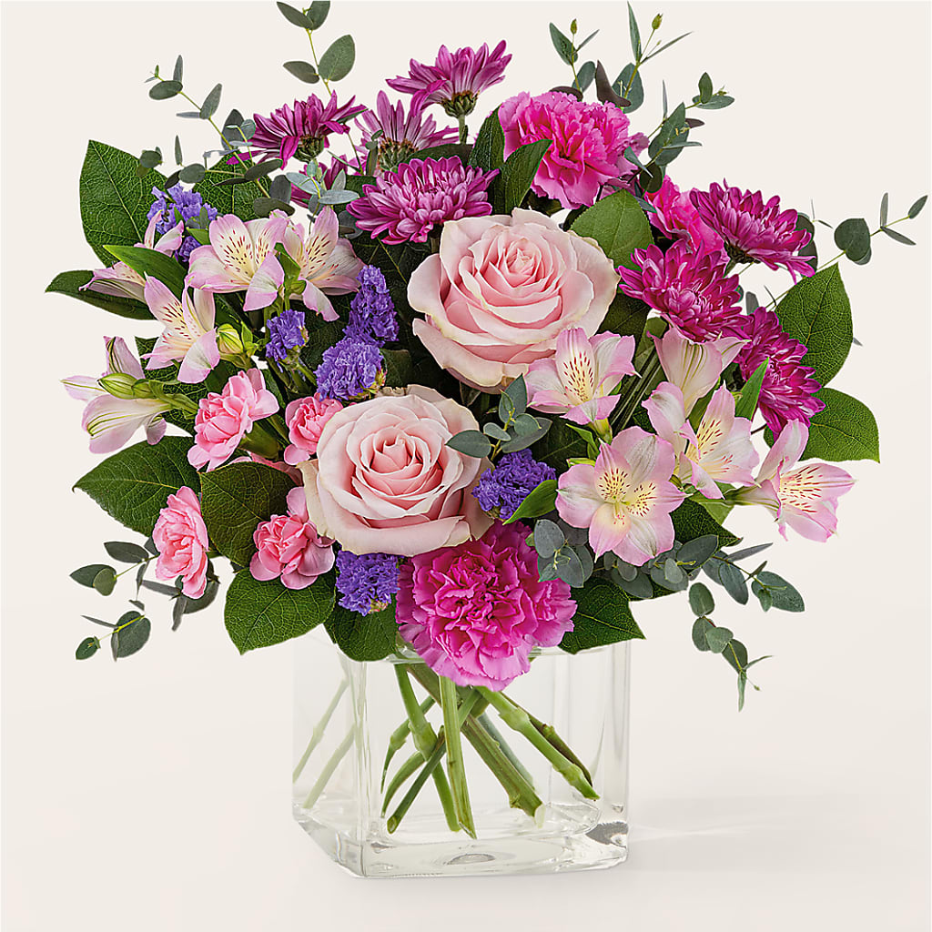 Rosy Radiance Bouquet – Simply Flowers, Los Angeles CA