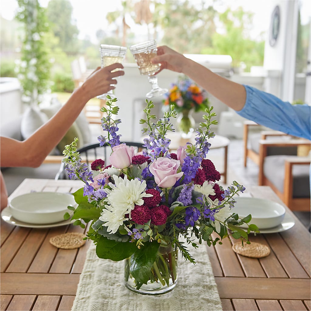 Violet Frost Bouquet – Simply Flowers, Los Angeles CA