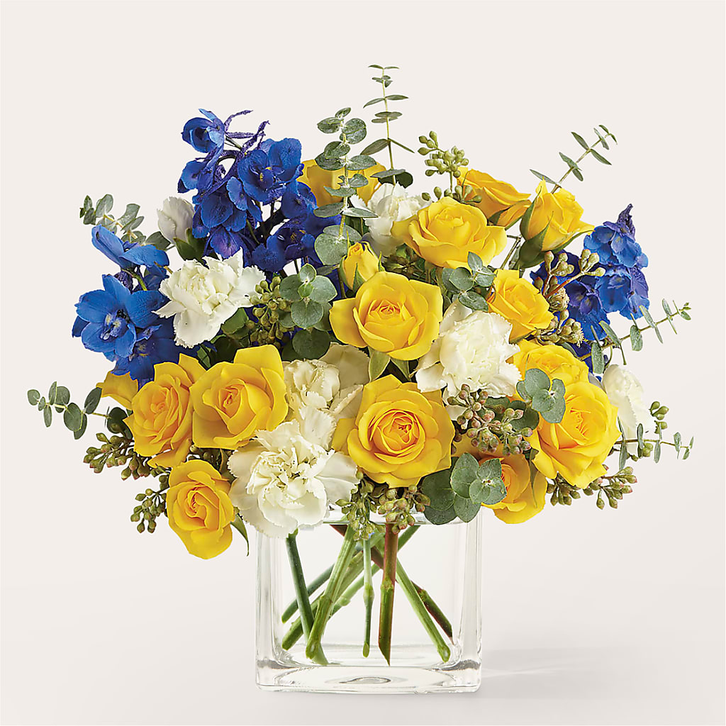 Sparkling Citrine Bouquet – Simply Flowers, Los Angeles CA