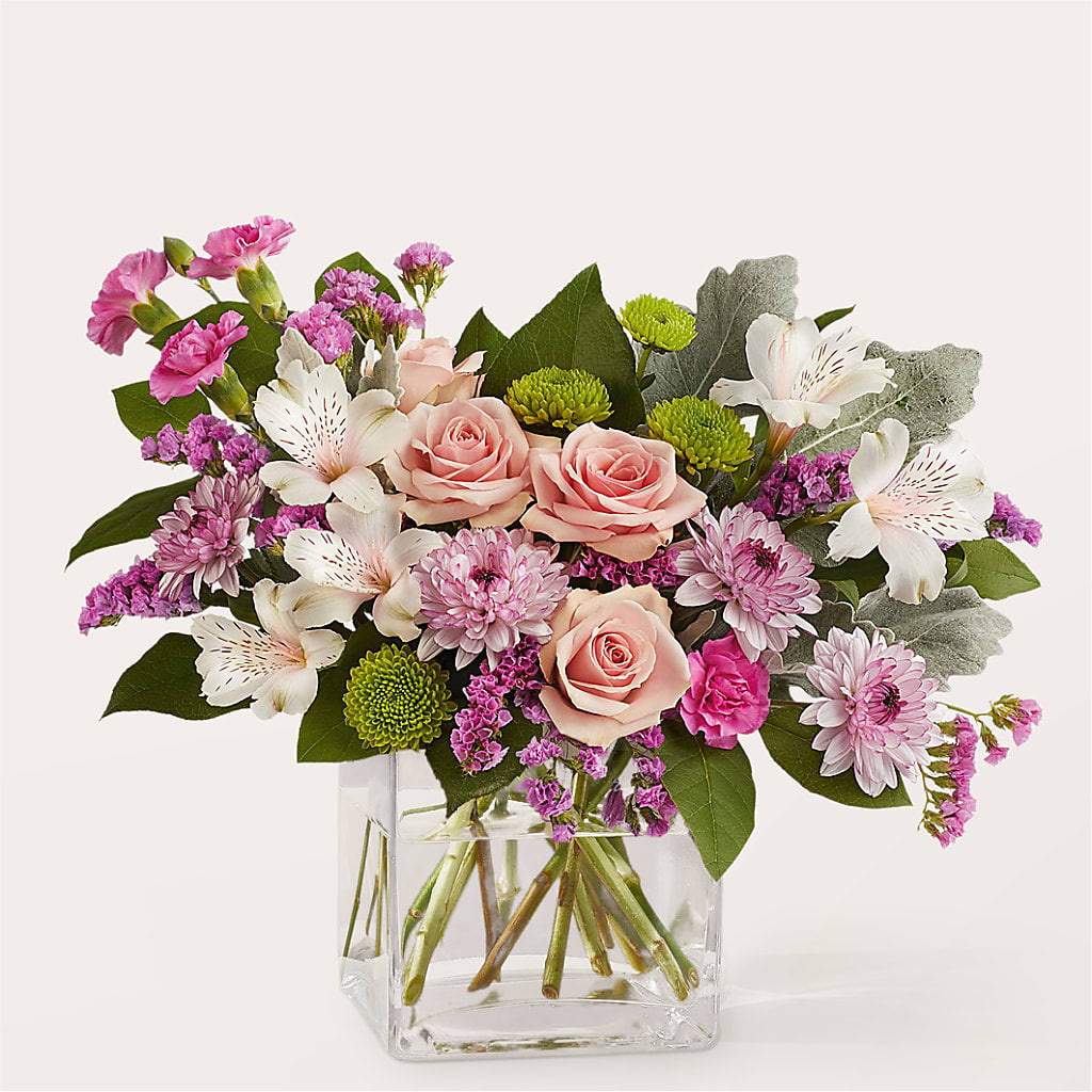Pink Suede Bouquet – Simply Flowers, Los Angeles CA