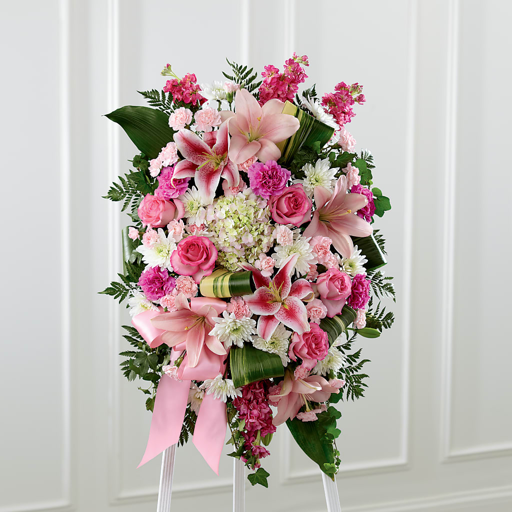 Comforting Standing Spray – Simply Flowers, Los Angeles CA