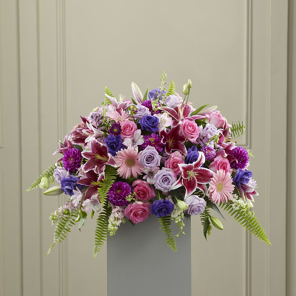 Fare Thee Well Pedestal – Simply Flowers, Los Angeles CA