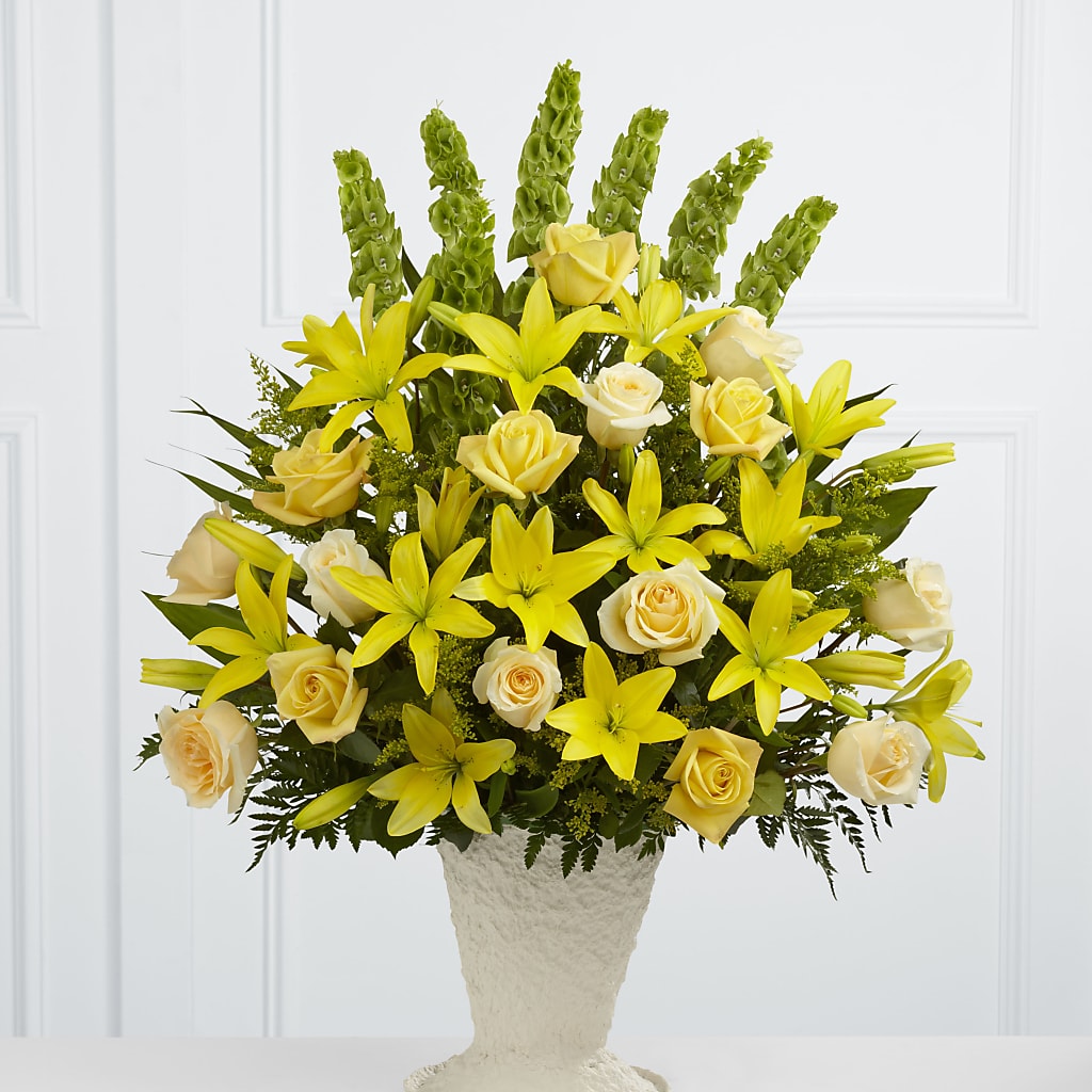 Golden Memories Arrangement – Simply Flowers, Los Angeles CA