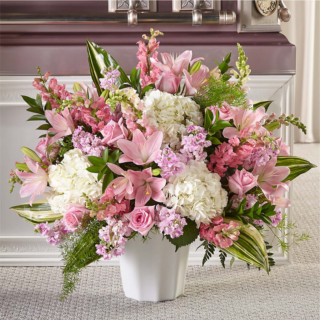 Simply Serene Floor Basket – Simply Flowers, Los Angeles CA