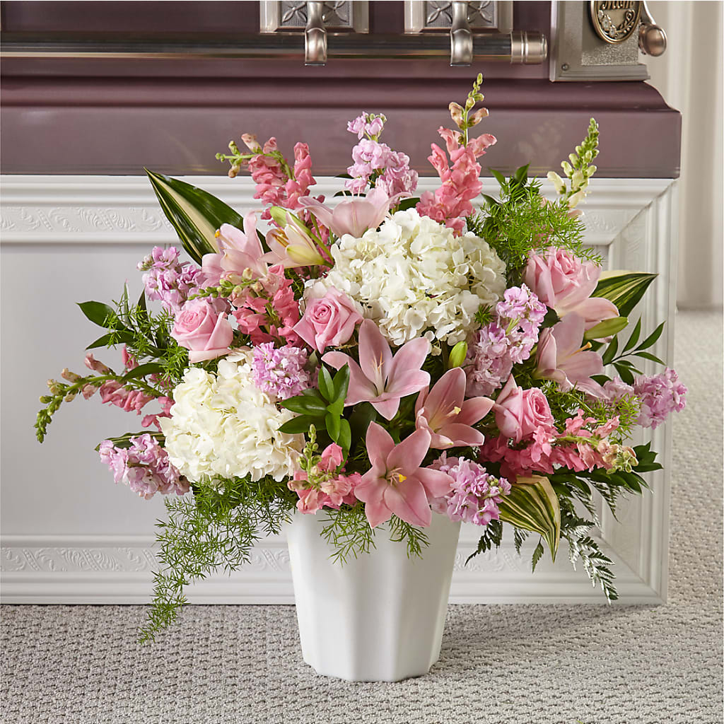 Simply Serene Floor Basket – Simply Flowers, Los Angeles CA