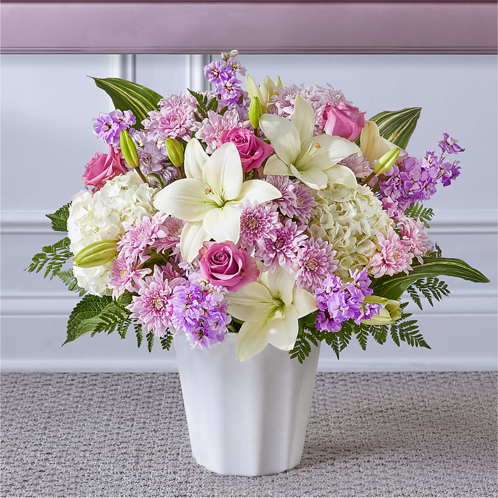 Heaven Sent Floor Basket – Simply Flowers, Los Angeles CA
