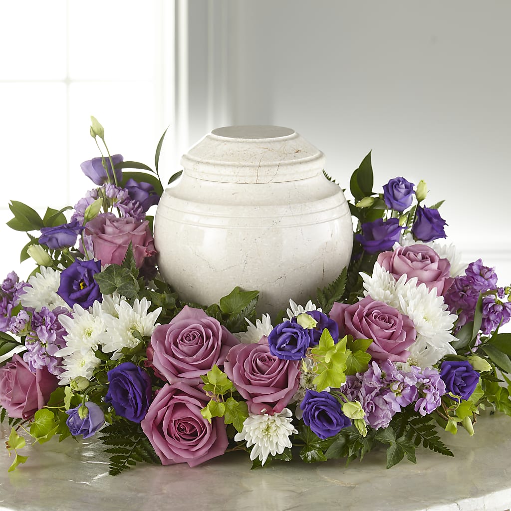 Blooming Sympathy Cremation Adornment – Simply Flowers, Los Angeles CA