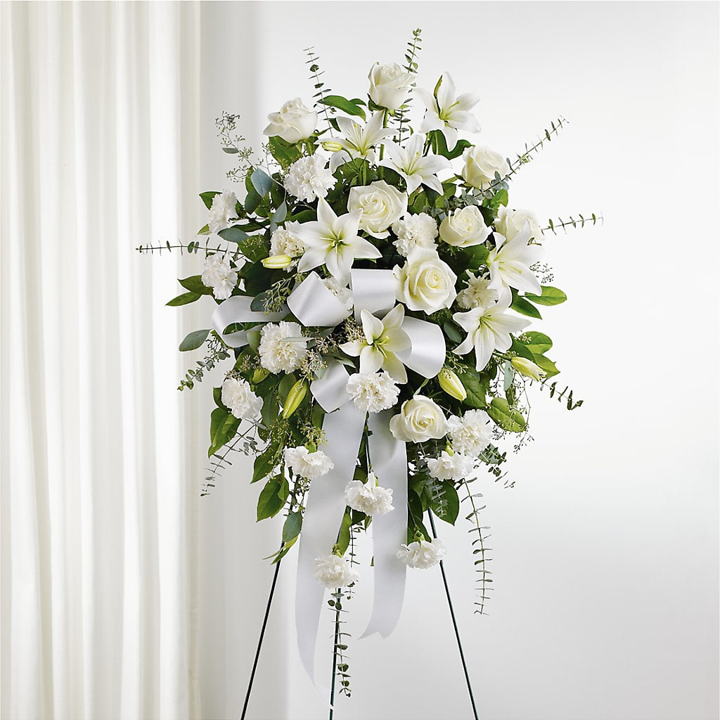 With Care Standing Spray – Simply Flowers, Los Angeles CA