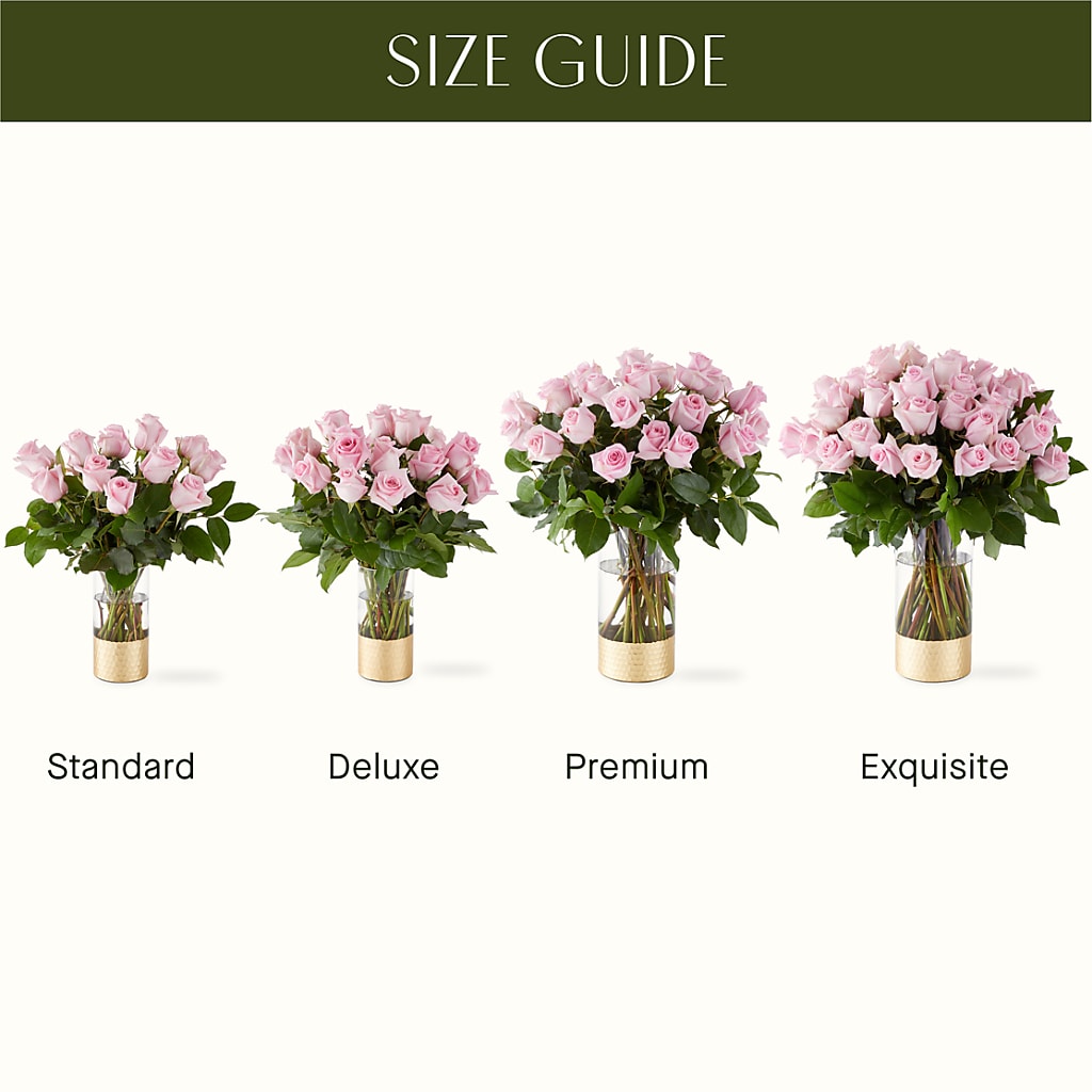 Picture Perfect Pink Rose Bouquet – Simply Flowers, Los Angeles CA