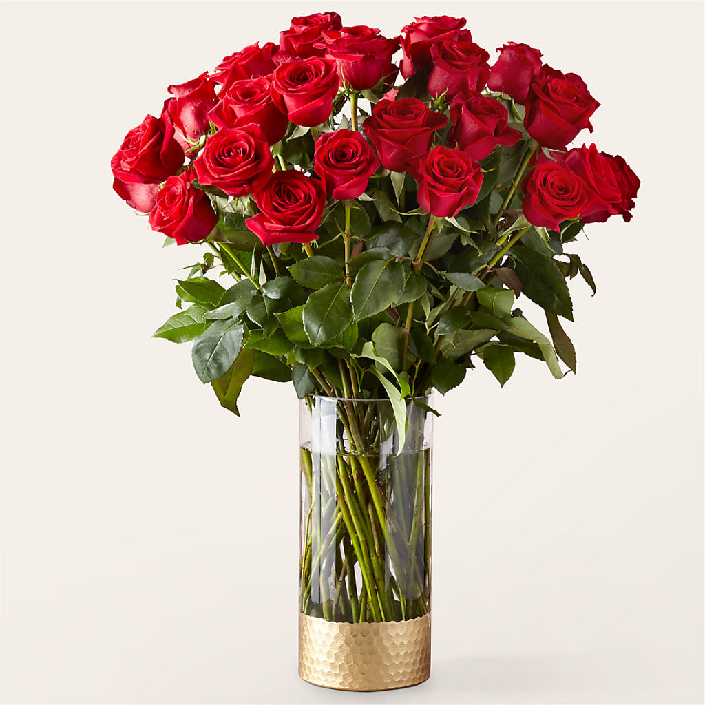 Classic Love Red Rose Bouquet – Simply Flowers, Los Angeles CA