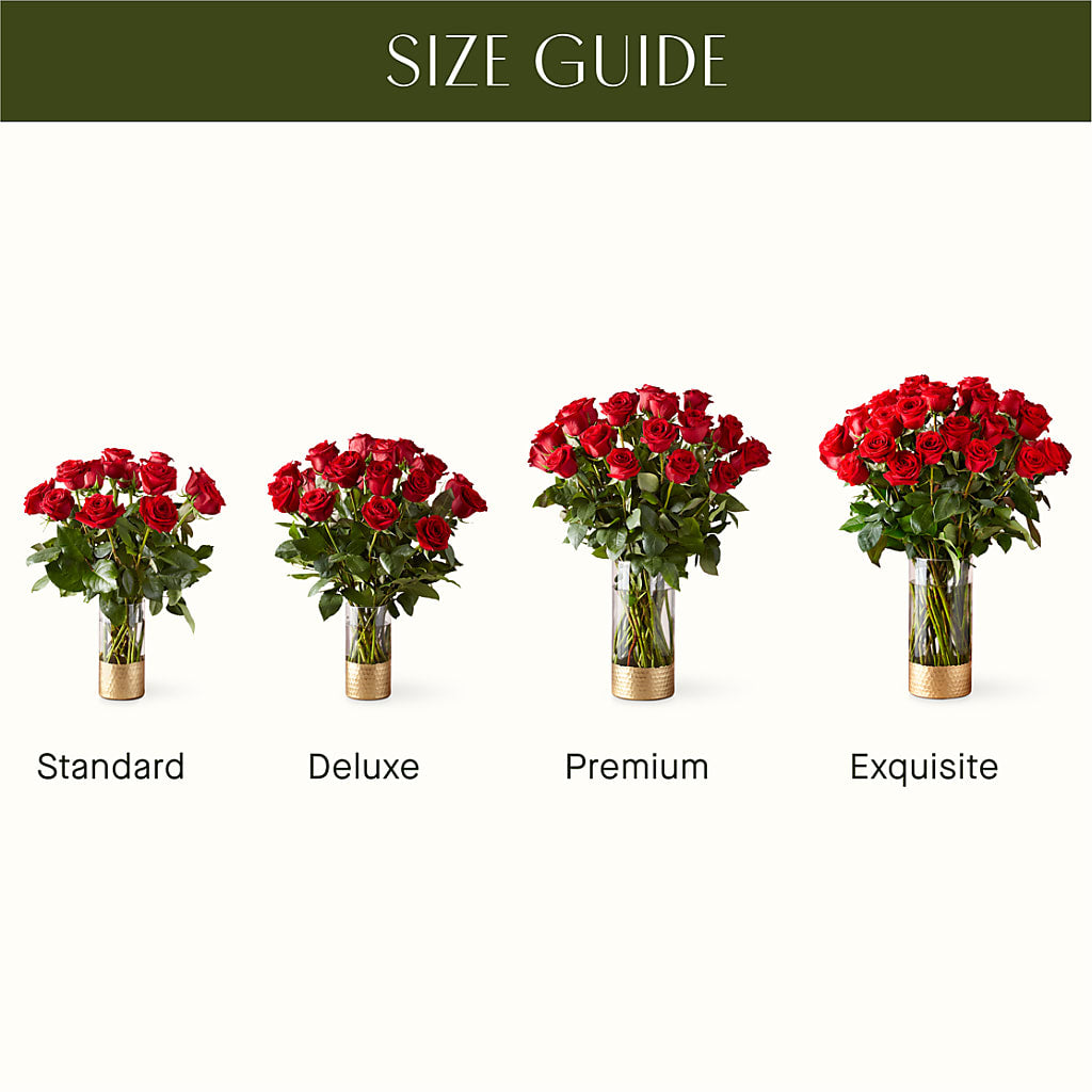 Classic Love Red Rose Bouquet – Simply Flowers, Los Angeles CA