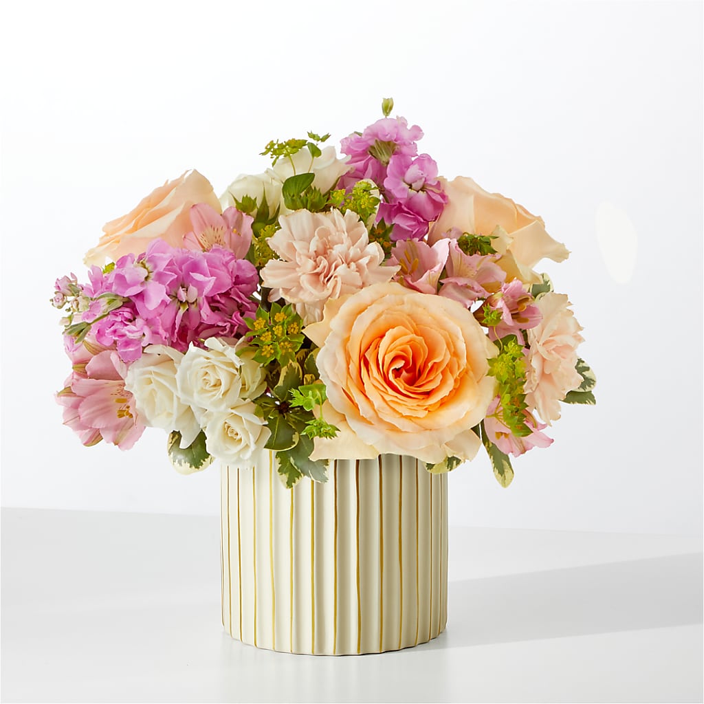 Paradise Bouquet with Ivory Vase – Simply Flowers, Los Angeles CA