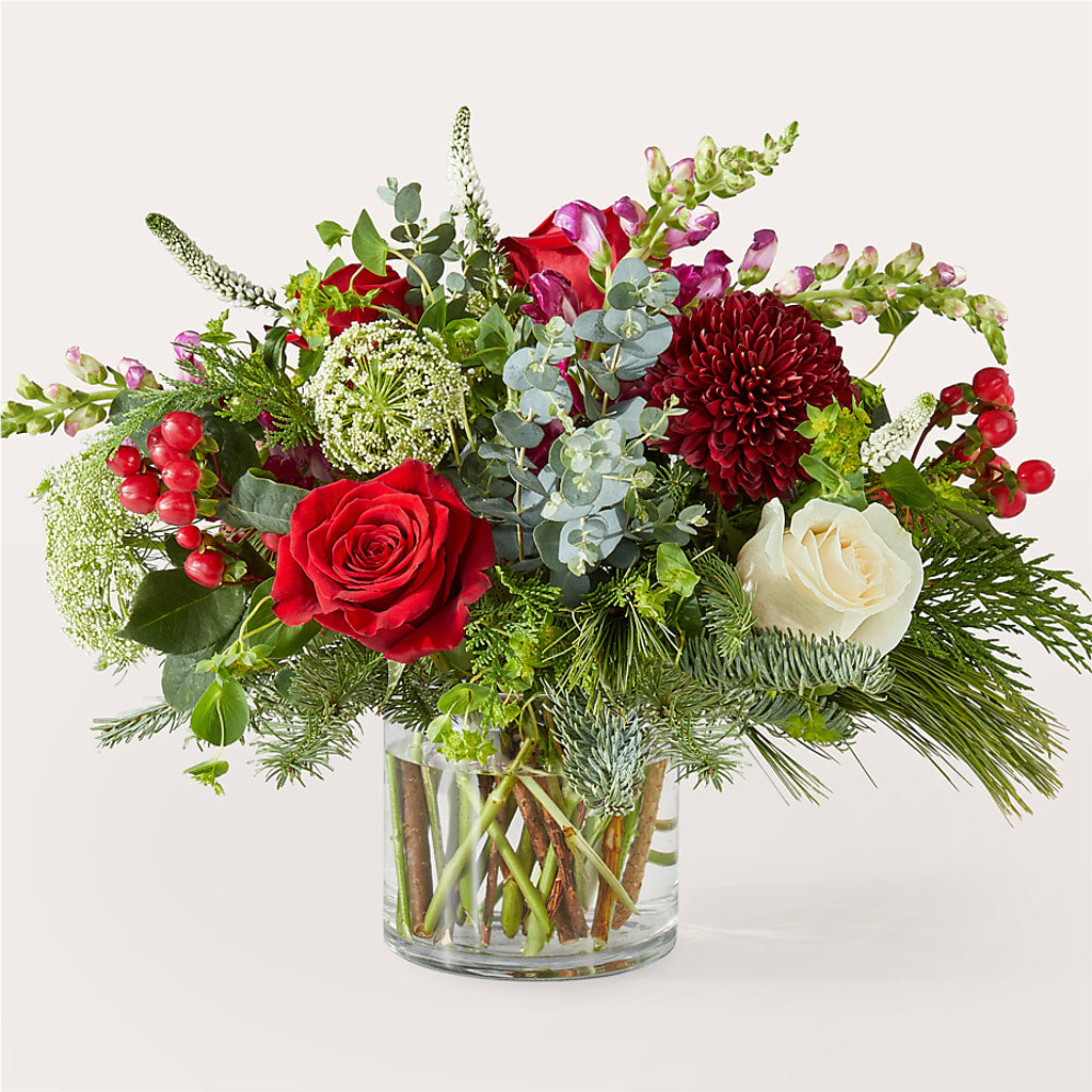 Cranberry Fizz Bouquet – Simply Flowers, Los Angeles CA
