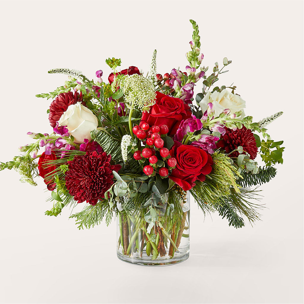Cranberry Fizz Bouquet – Simply Flowers, Los Angeles CA