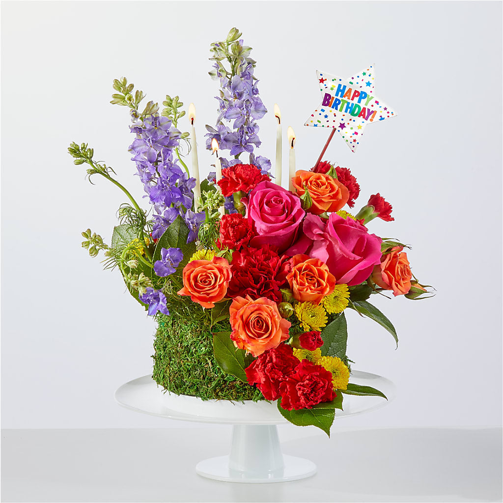 Best Year Yet Floral Cake – Simply Flowers, Los Angeles CA