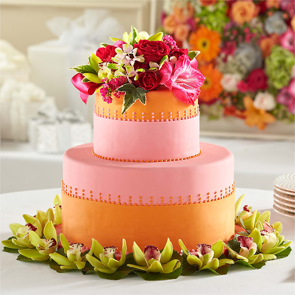 Sweet Citrus Cake Decor – Simply Flowers, Los Angeles CA
