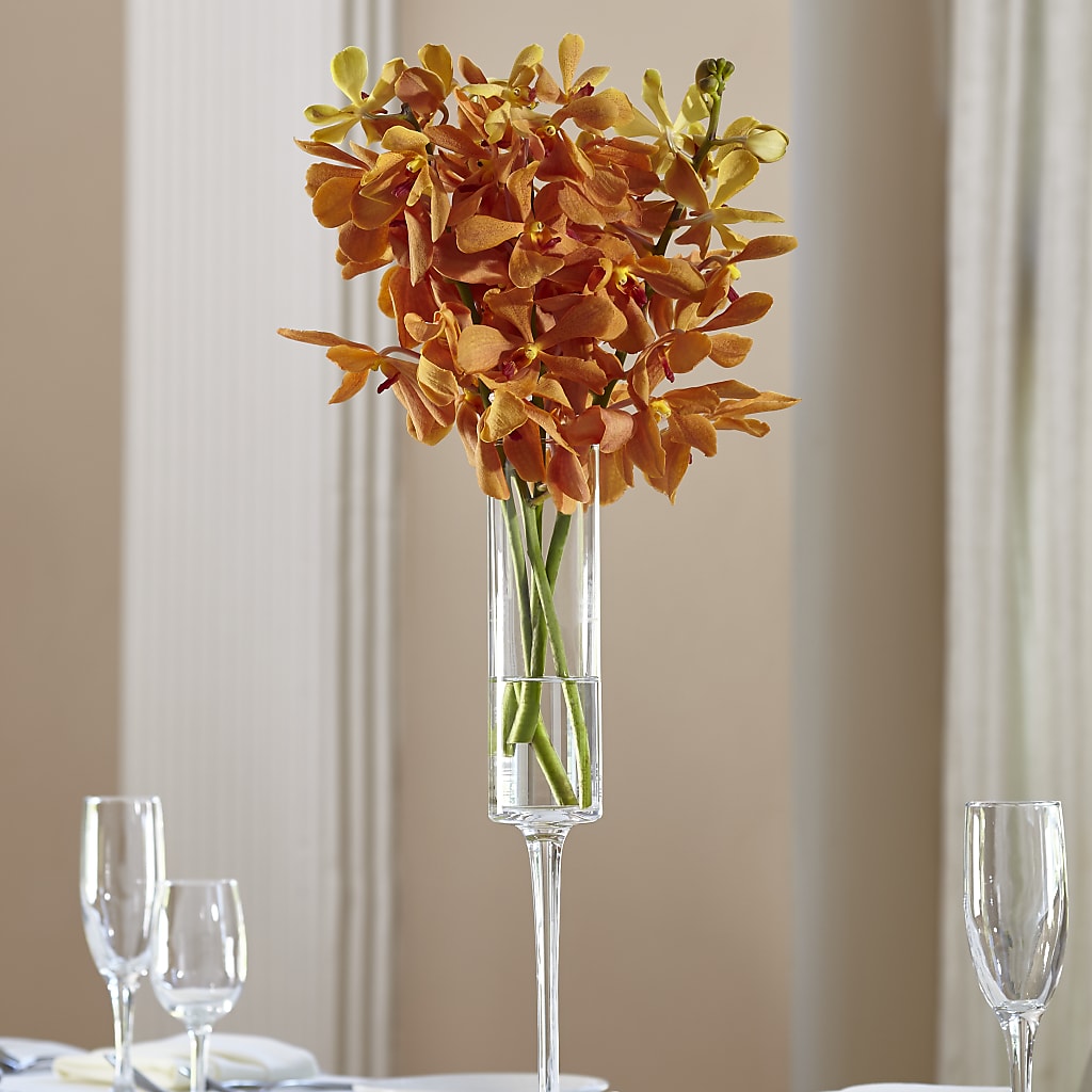 Orange Mokara Bouquet – Simply Flowers, Los Angeles CA