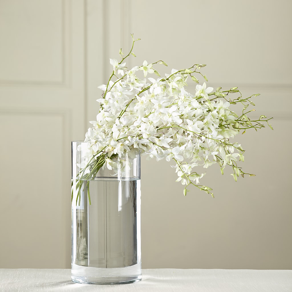 White Dendrobium Bouquet – Simply Flowers, Los Angeles CA