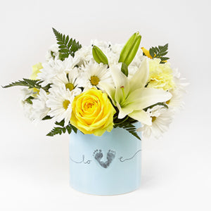 The FTD® Tiny Miracle™ New Baby Boy Bouquet