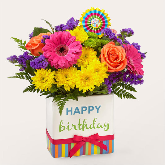 Birthday Brights Bouquet –  Simply Flowers, Los Angeles CA