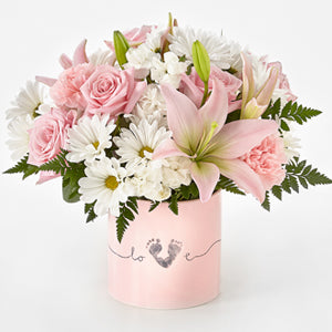 The FTD® Tiny Miracle™ New Baby Girl Bouquet