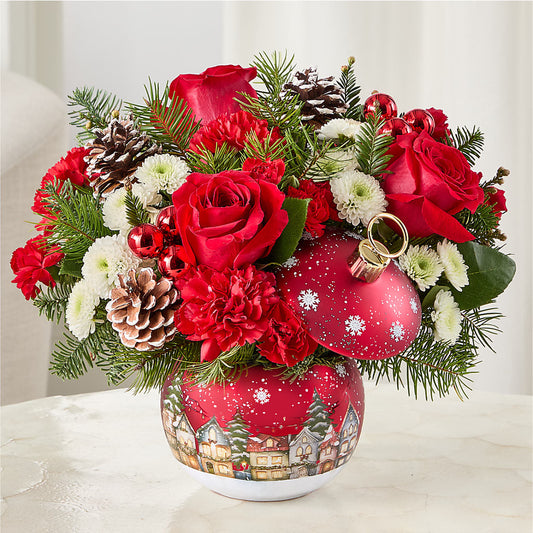 Christmas Carols Ornament –  Simply Flowers, Los Angeles CA