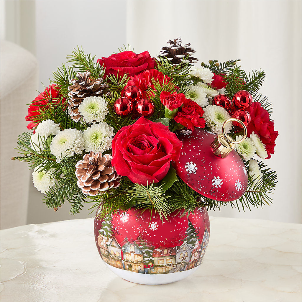Christmas Carols Ornament –  Simply Flowers, Los Angeles CA
