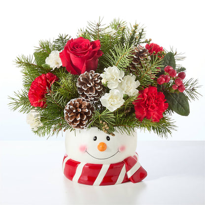 Jolly Snowman Bouquet –  Simply Flowers, Los Angeles CA