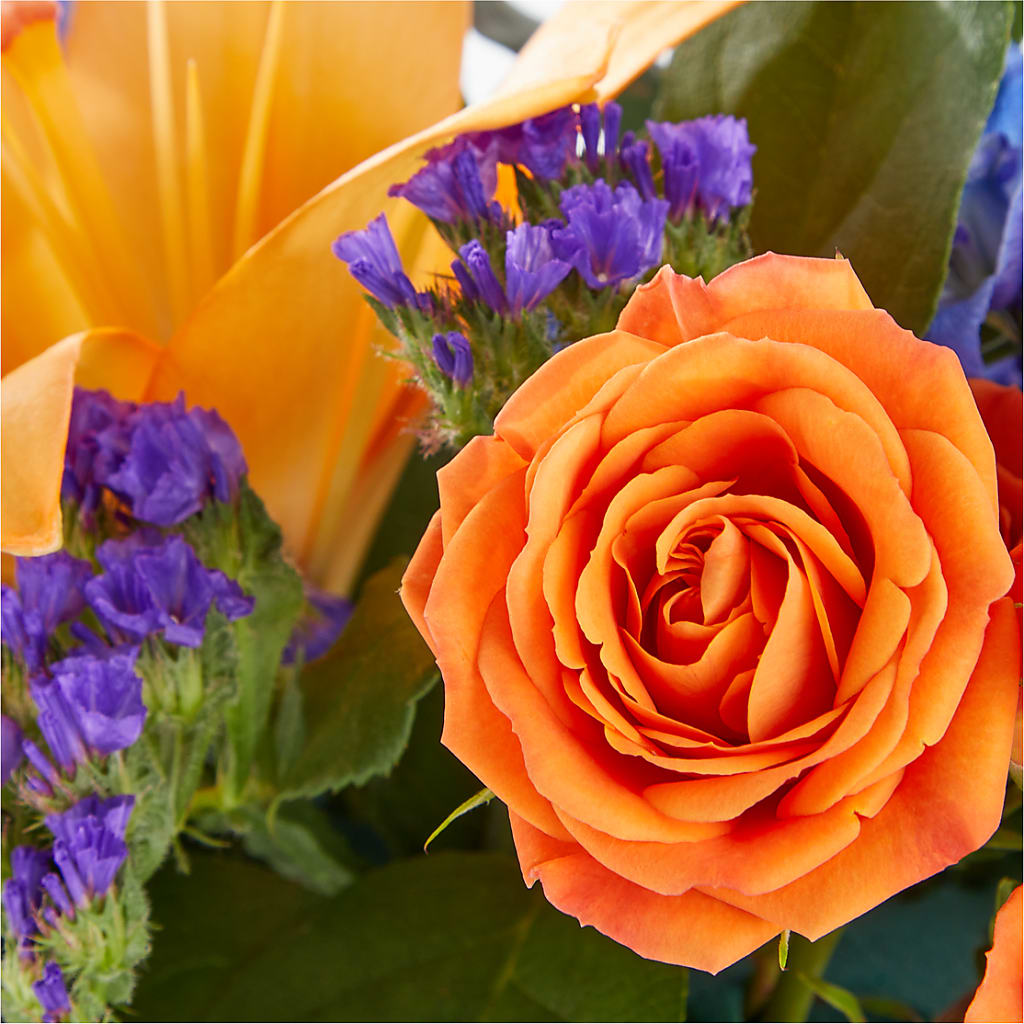 Radiant Citrus Box Bouquet –  Simply Flowers, Los Angeles CA
