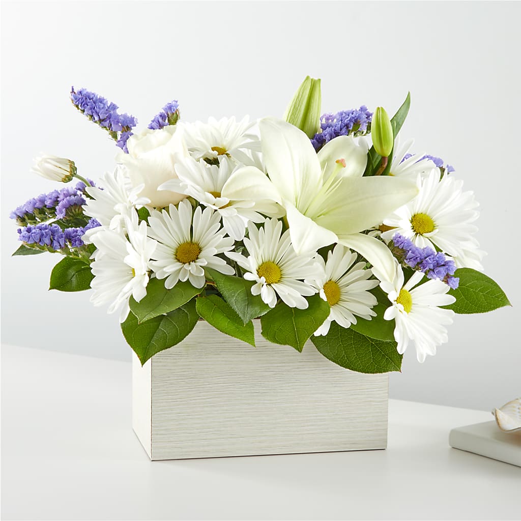 Beyond Blue Box Bouquet –  Simply Flowers, Los Angeles CA