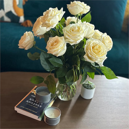Long Stem Yellow Rose Bouquet –  Simply Flowers, Los Angeles CA