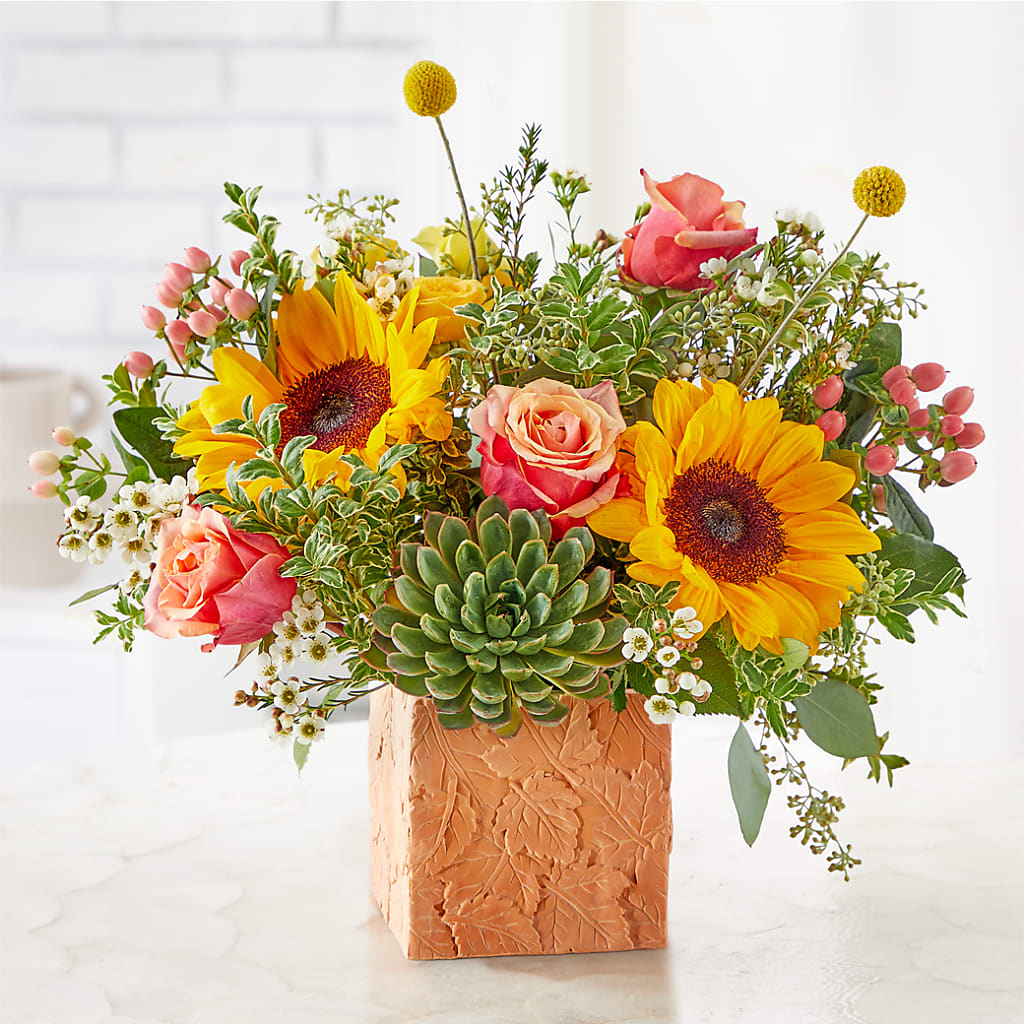 Sunflower Season Bouquet –  Simply Flowers, Los Angeles CA