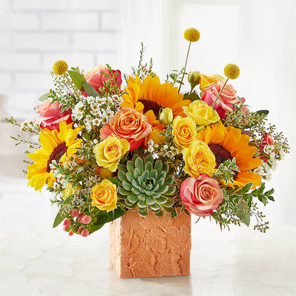 Sunflower Season Bouquet –  Simply Flowers, Los Angeles CA