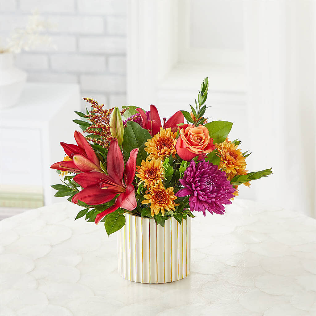 Burgundy Landscape Bouquet –  Simply Flowers, Los Angeles CA