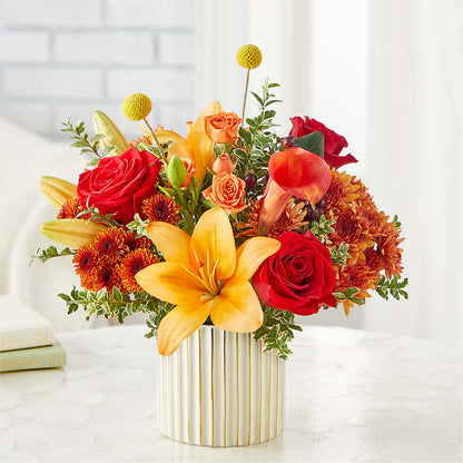 Scarlet Skies Bouquet –  Simply Flowers, Los Angeles CA