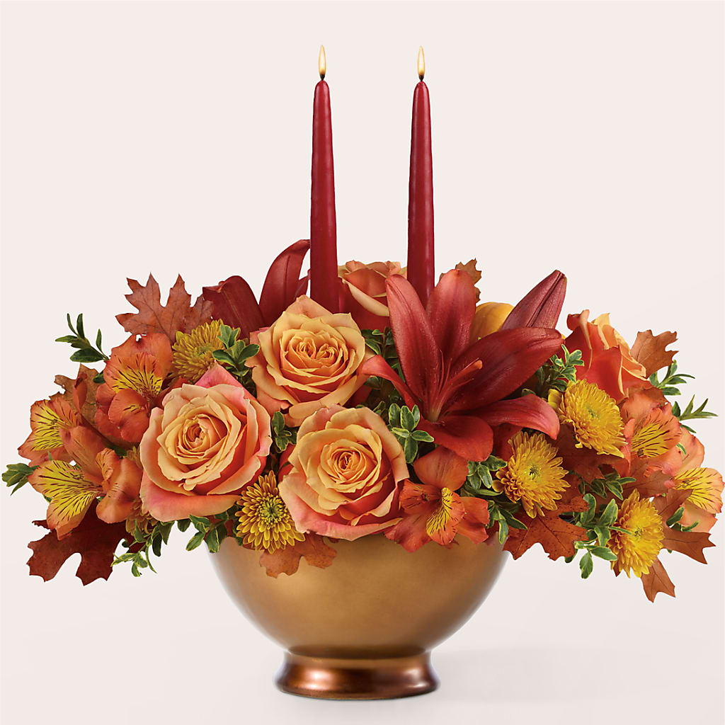 Harvest Table Centerpiece –  Simply Flowers, Los Angeles CA