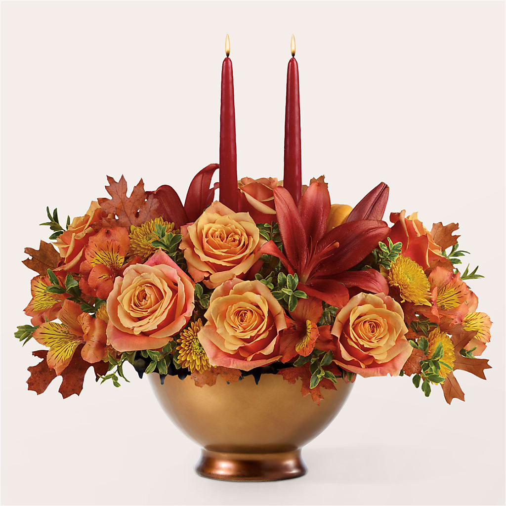 Harvest Table Centerpiece –  Simply Flowers, Los Angeles CA