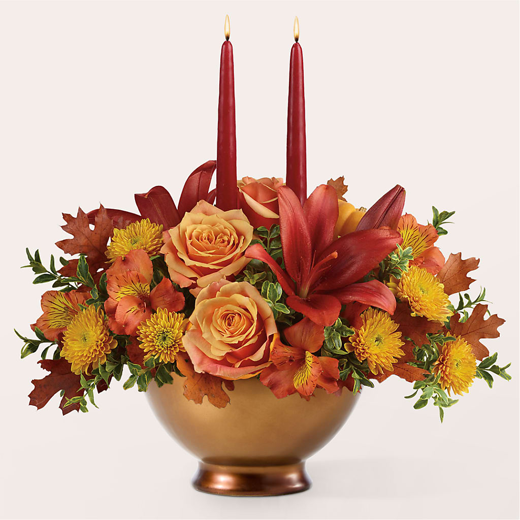 Harvest Table Centerpiece –  Simply Flowers, Los Angeles CA