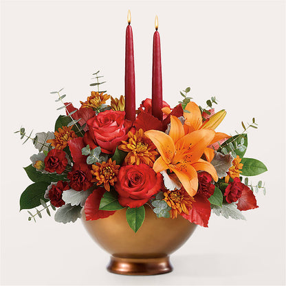 Fruits of Fall Centerpiece –  Simply Flowers, Los Angeles CA