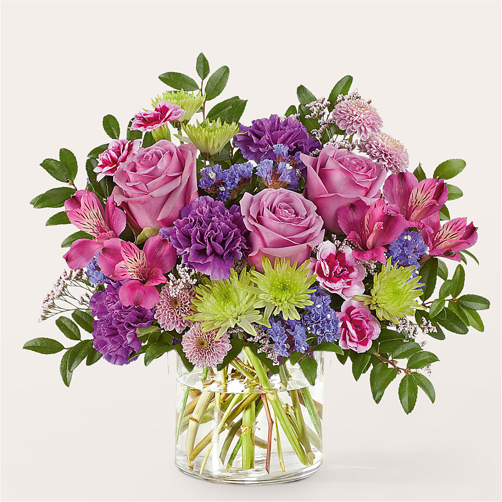 Glass Half Full Bouquet –  Simply Flowers, Los Angeles CA